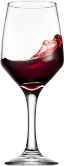 Godinger Wine Glasses, Italian Made Red Wine Glasses, Wine Glass, Stemmed Drinking Glasses, Glass Cups - Made in Italy, 15oz, Set of 4 by CozyNest Decor