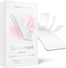 Something Nice Lumismart Whitening Strips - Dentist-Designed, Enamel Safe, up to 42 Treatments with Smart Adjust - Teeth Whitening Strips in Coconut for Sensitive Teeth by CozyNest Decor
