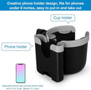 Accmor Stroller Cup Holder with Phone Holder, Bike Cup Holder, Universal Cup Holder for Uppababy Nuna Doona Strollers, 2-in-1 Cup Phone Holder for Stroller, Bike, Wheelchair, Walker, Scooter by TinyTreasures Baby Boutique