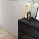 4 Drawer Dresser,Modern Storage Chest of Drawers,31.5In Black Dresser for Closet with Handle-Free Design, Closet Chests Organizer for Bedroom, Living Room,Black