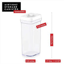 DWËLLZA KITCHEN Airtight Food Storage Containers – 4 Piece set Air Tight Pantry Storage Containers Clear Kitchen Organization and Storage Set BPA-Free - Keeps your Food Fresh & Dry by CozyNest Decor