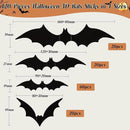 3 Pack Halloween Decorations Sets, Black Lace Spider Webs Table Runner & Halloween Cobweb Fireplace Scarf with 120 pcs 3D Bat for Halloween Indoor Decors Party Supplies by CozyNest Decor
