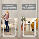 Fairy Baby Extra Wide Baby Gates 71.7-76.3 Inch, Auto Close Child Safety Gates for Stairs Banister Doorways Hallway,Indoor Safety Child Gates for Kids or Pets by TinyTreasures Baby Boutique