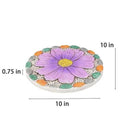 Outdoor Garden Decor Stepping Stones - Outside Garden Yard Decorative Stones Gifts for Women Garden Decor for Outside 10x10x0.75 Inch Cynkeyee by CozyNest Decor