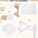 STORAGE MANIAC Sweater Drying Rack, Mesh Clothes Drying Rack, Stackable Laundry Drying Rack, Lay Flat Dryer for Delicates, Portable Dry Rack for Indoor or Outdoor, White, 2-Pack by TinyTreasures Baby Boutique