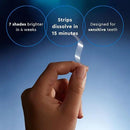 MOON Dissolving Teeth Whitening Strips - Vegan, Easy-to-Use White Strips - Dissolve in 15 Minutes & Designed to Gently Whiten Sensitive Teeth Up to 7 Shades in 2 Weeks, Midnight Mint (56 Count) by CozyNest Decor
