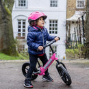 Strider 12” Sport Bike - No Pedal Balance Bicycle for Kids 1 to 4 Years - Includes Safety Pad, Padded Seat, Mini Grips & Flat-Free Tires - Tool-Free Assembly & Adjustments by TinyTreasures Baby Boutique