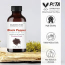 Majestic Pure Black Pepper Essential Oil with Glass Dropper - 1 Fl Oz - 100% Pure and Natural Black Pepper Oil - Premium Grade Essential Oils for Diffuser, Aromatherapy, Soap and Candle Making by CozyNest Decor