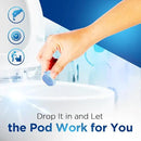 Fuller Brush Toilet Bowl Cleaner Pods - Water Soluble Tablet Cleansers, Cleans Descales & Refreshes Bathroom Toilets Removes Odors Soils & Stains Light Fresh Scent Ideal for Homes & Businesses 1-Pack by CozyNest Decor