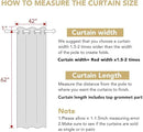 H.VERSAILTEX Room Darkening Curtains for Living Room Light Reducing Thermal Insulated Window Treatment Panels/Drapes Grommet Top 2 Panels (Ivory - 42 x 63 Inches) by CozyNest Decor