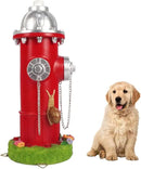 Large Dog Fire Hydrant Pee Post Training Statues with Snail Puppy Pee Training Post Resin Garden Fire Hydrant Figurines for Indoor Outdoor Decor by GreenHaven Gardens
