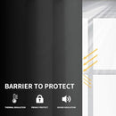 Easy-Going Blackout Curtains for Bedroom, Solid Thermal Insulated Grommet and Noise Reduction Window Drapes, Room Darkening Curtains for Living Room, 2 Panels (52x96 in,Gray) by CozyNest Decor
