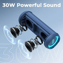 RIENOK Portable Bluetooth Speaker 30W Dual Pairing True Wireless Stereo HD Sound IPX7 Waterproof Outdoor Sport Shower Wireless Speaker Bluetooth 5.3 for Home Party by TinyTreasures Baby Boutique