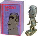 Moai Statue Decor - 6 Inch Easter Island Oranment Resin Stone Decoration for Room Accessories Antique Sculpture for Office Desktop (Surfing) by CozyNest Decor