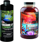 MICROBE-LIFT Algae Control Bundle for Ponds and Water Gardens, Includes ALGA32 Algaway 5.4 (32 oz) + PL Pond Bacteria and Outdoor Water Garden Cleaner (32 oz) by GreenHaven Gardens