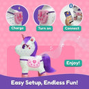 PlayShifu Smart Talking Plush Toy for Kids – ZeeZee Unicorn Doll | Interactive Singing & Storytelling Soft Toy | Bluetooth Play | Gift for Girls & Boys Ages 3–6 | Unicorn Gifts by TinyTreasures Baby Boutique