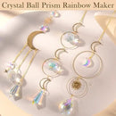 ilclviz Suncatcher Crystal Hanging Sun Catcher Prism with Chain Pendant Ornament Crystal Balls for Window by GreenHaven Gardens