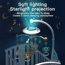 Baby Musical Crib Mobile with Night Lights and Relaxing Music,Hanging Rotating Animals Rattles,Stars Projection,Remote Control,for Boy Girl Newborn Baby Toys（Blue） by TinyTreasures Baby Boutique