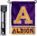College Flags & Banners Co. Albion Britons Garden Flag with Stand Holder by GreenHaven Gardens