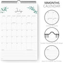 Jotsome Wall Calendar 2025-2026, Large Academic Monthly Calendar From July 2025 to December 2026 11"x17", Aesthetic Wall Decoration in Home and Office for Easy Organizing by TinyTreasures Baby Boutique
