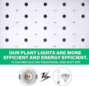 TATU 1000w LED Grow Light for Indoor Plants, Full Spectrum Plant Light Growing Lamp for Hydroponic Indoor Plant Veg and Flower for Grow Tent (Actual Power 100W=1000W HPS) by GreenHaven Gardens