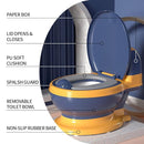 Potty Training Toilet, Realistic Potty Training Seat, Toddler Potty Chair with Soft Seat, Removable Potty Pot, Toilet Tissue Dispenser and Splash Guard, Non-Slip for Toddler& Baby& Kids by TinyTreasures Baby Boutique
