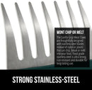 GORILLA GRIP BPA-Free Chicken Shredder Meat Claws, Sharp Stainless Steel Food Shredding Fork, Comfortable Handle, Easily Shred Pulled Pork, Taco Meats, Kitchen Smoker BBQ Tool, Dishwasher Safe, Hunter by GreenHaven Gardens