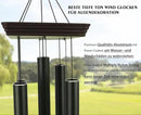ASTARIN Large Wind Chimes Outdoor 48 Inch Sympathy Wind Chime with 5 Heavy Aluminum Tubes Tuned Soothing Melody, Memorial Wind Chimes for Outside Decoration (Patio, Garden, Yard) by CozyNest Decor