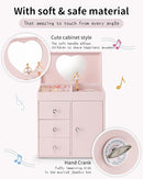 Vlando Musical Jewelry Box for Girls, Large Kid Music Box with Ballerina for Birthday Bedroom Decor, 4 Layer Girl Jewelry Gifts for Girls Kids - Light Pink by TinyTreasures Baby Boutique