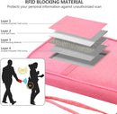 RFID Family Passport Wallet Holder Waterproof, Travel Document Organizer Credit Card Clutch Bag for Men Women by TinyTreasures Baby Boutique