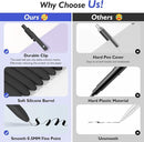 Vanhench 6PCS Elegant Black Gel Pens, Cool Construction Accessories for Dad Boyfriend, Birthday Gifts for Men/Him (6PCS Elegant Black) by TinyTreasures Baby Boutique