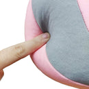 MOOB Kids Pillow Support Neck Pillow for Car & Airplane, Traveling Gifts for Toddler & Children U-Shape Car Seat Head Travel Neck Pillow Support Pink … by TinyTreasures Baby Boutique