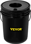VEVOR DWC Hydroponic System, 5 Gallon 5 Buckets, Deep Water Culture Growing Bucket, Hydroponics Grow Kit with Pump, Air Stone and Connected Reservoir, for Indoor/Outdoor Leafy Vegetables by GreenHaven Gardens