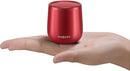 INSMY Small Bluetooth Speaker, Waterproof Mini Portable Wireless Speaker, Punchy Bass Rich Audio Stereo Pairing, Handheld Pocket Size, Built in Mic for Hiking Biking Gift Laptop Tablet (Red) by TinyTreasures Baby Boutique
