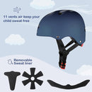KAMUGO Kids Bike Helmet,Toddler Helmet Adjustable Kids Bicycle Helmet Girls Or Boys Ages 2-8/8-14 Years Old Multi-Sports for Cycling Skateboard Scooter by TinyTreasures Baby Boutique