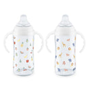 NUK Learner Cup, 8+ Months, Fun Fruits and Animals, Amazon Exclusive Collection, 10 Oz, Pack of 2, BPA-Free, Soft Spout, Spill Proof Sippy Cup by TinyTreasures Baby Boutique