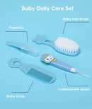 Baby Healthcare and Grooming Kit, Safety Newborn Nursery Baby Care Kit, with Hair Brush Comb, Nail Clipper, Thermometer, Pacifier Clip, Baby Registry Search, Baby Girl Boy Newborn Essentials by TinyTreasures Baby Boutique