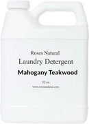 Plant-Based Liquid Laundry Detergent, 32 Fl Oz, Multiple Scents, HE Compatible (Mahogany Teakwood) by CozyNest Decor