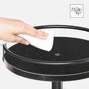 HOOBRO Lazy Susan Organizer, Rotating Spice Rack, 3-Tier Organizer, Turntable Spice Rack, Vertical Storage Organizer, for Kitchen Countertop, Vanity, Dining Table, Black BB09TL01