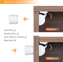 Magnetic Baby Proofing Cabinet Locks - Child Safety for Cabinets, Drawers & Cupboards - 16 Locks 3 Keys - No Drilling Easy Install by DOMILE by TinyTreasures Baby Boutique