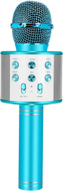 Bluetooth Karaoke Microphone Wireless: Portable Handheld Mic for Kids Adults Singing - Perfect for Christmas Birthday Holiday Party by TinyTreasures Baby Boutique