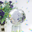 Clear Crystal Suncatcher Ball Prism Glass Sphere Faceted Gazing Ball Rainbow Maker Window Prisms Suncatcher for Window, Sun Catcher(80mm/3.15inch) by GreenHaven Gardens
