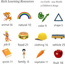 Toddler Learning Toys for 2 3 4 5 Year Old Girls, Autism Sensory Toys for Autistic Children, Speech Therapy Toys, 112 Cards - 224 Sight Words Talking Flash Cards by TinyTreasures Baby Boutique