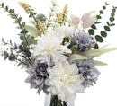 Fake Flowers Artificial Blue Flowers with Vase, Table Centerpieces for Dining Room, Silk Flower Arrangements for Home, Living Room Bathroom Plant Decor, Centerpiece Table Decorations by GreenHaven Gardens