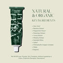 Plus Ultra Organic Fluoride-Free Gel Toothpaste in Aluminum Tube | Eco-Friendly, SLS Free | Made with Aloe, Peppermint, Bamboo Extract | for Sensitivity & Whitening | Made in USA, 4.7oz (Pack of 2) by CozyNest Decor