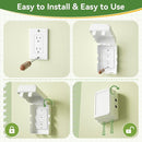 SAFELON 1Pcs Baby Proof Electrical Outlet Box Electrical Outlet Cover Baby Proof Box Plug Cover for Baby Safety (White) by TinyTreasures Baby Boutique