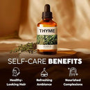 Kukka Thyme Essential Oil for Hair, Skin & Diffuser - 4 Fl Oz - 100% Pure Natural Thyme Oil, Herbaceous Scent, for Aromatherapy & Making Scent DIY by CozyNest Decor