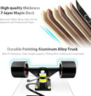 Easy_Way Complete Skateboards- Standard Skateboards for Beginners Kids Boys Girls Teenager- 31''x 8''Canadian Maple Cruiser Pro Skate Board, Skateboards by TinyTreasures Baby Boutique