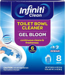 Toilet Gel Stamp - 8 Packs Toilet Bowl Cleaner Gel with Automatic Click, Freshener for Toilet Maintenance, 3.4oz, 6 Month Supply (Ocean) by CozyNest Decor