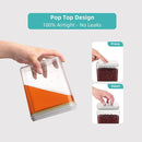 Ankou Pop Airtight Food Storage Containers with Lids for Kitchen Pantry Organizing Stackable Container for Cereal Snack Flour Sugar Coffee Spaghetti -12 Pcs(1.2, 2.0, 2.7, 3.3qt)*3 by TinyTreasures Baby Boutique